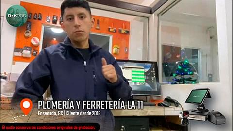 Portada del vídeo en pantalla