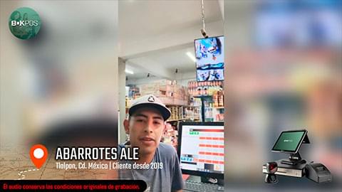 Portada del vídeo en pantalla